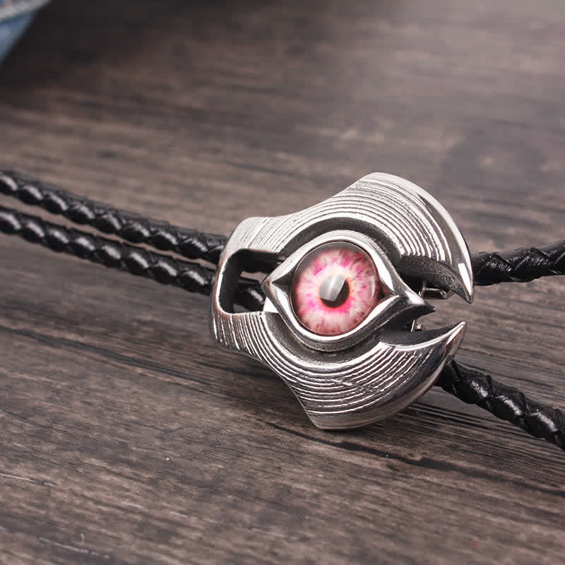 Personality Western Evil Eye Bolo Tie - Pink - image 8