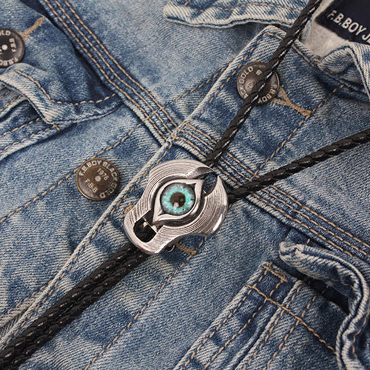 Personality Western Evil Eye Bolo Tie - image 4
