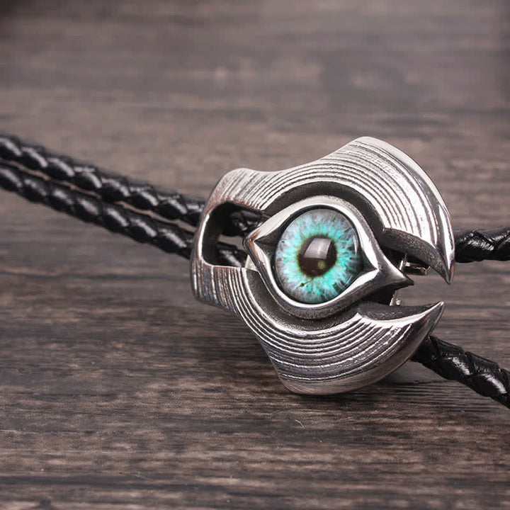 Personality Western Evil Eye Bolo Tie - Blue - image 2