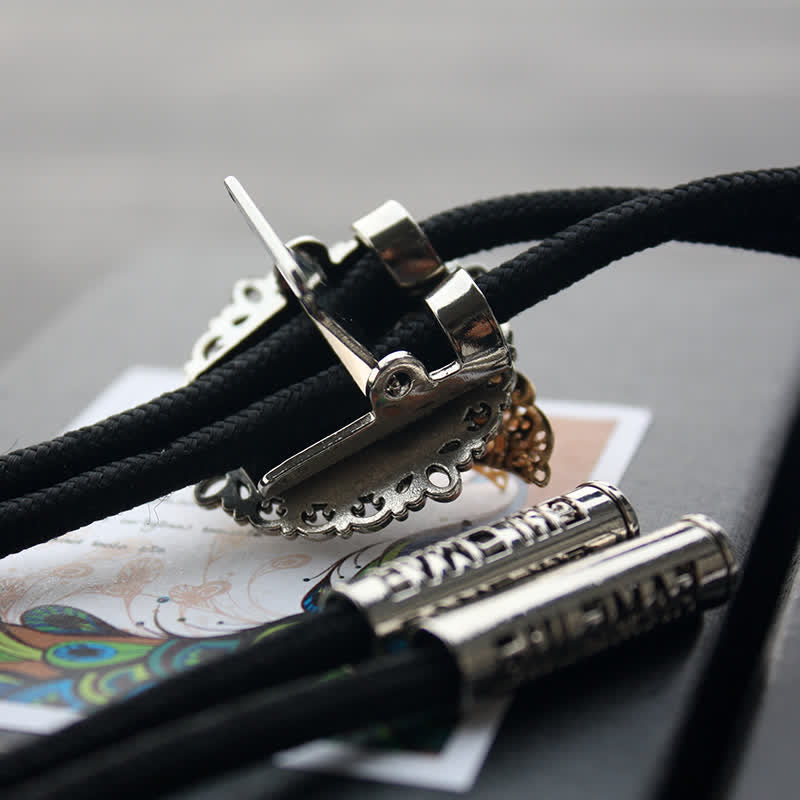 Steampunk 3D Butterfly Pendant Bolo Tie - image 4