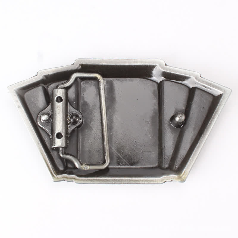 Men's DIY Poker Royal Flush Buckle Leather Belt - image 1