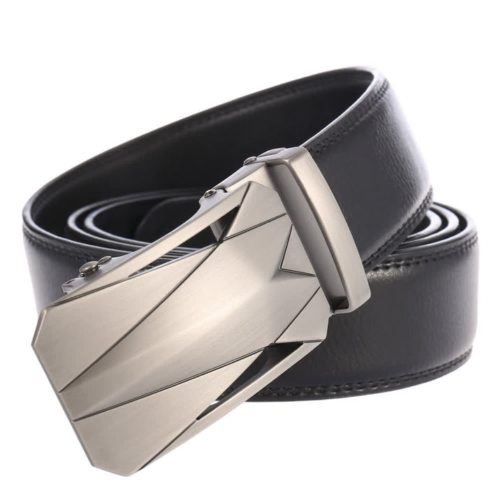 Men's Formal Daily Outdoor Automatic Buckle Leather Belt - image 4