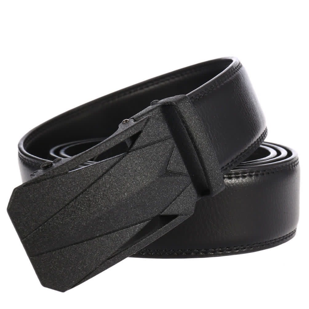 Men's Formal Daily Outdoor Automatic Buckle Leather Belt - image 8