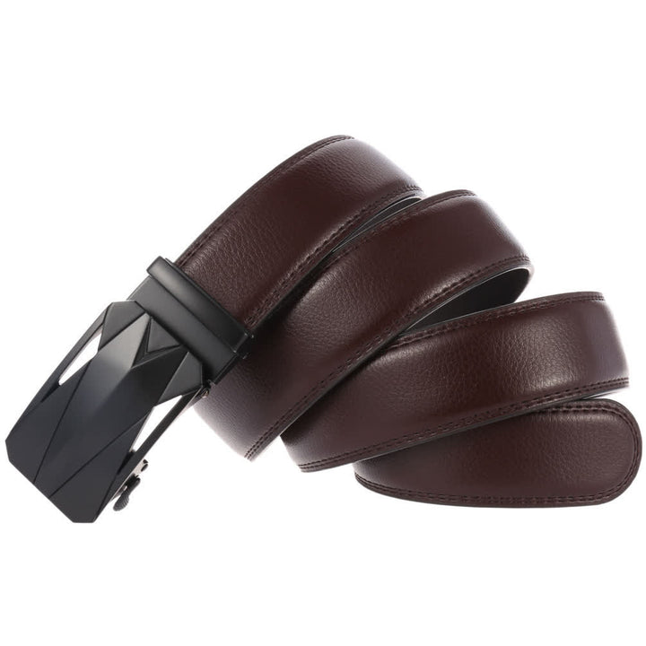 Men's Formal Daily Outdoor Automatic Buckle Leather Belt - image 11