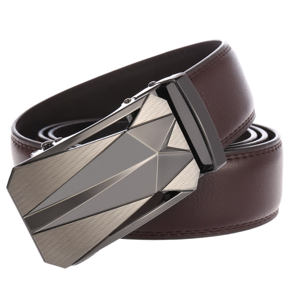 Men's Formal Daily Outdoor Automatic Buckle Leather Belt - image 15
