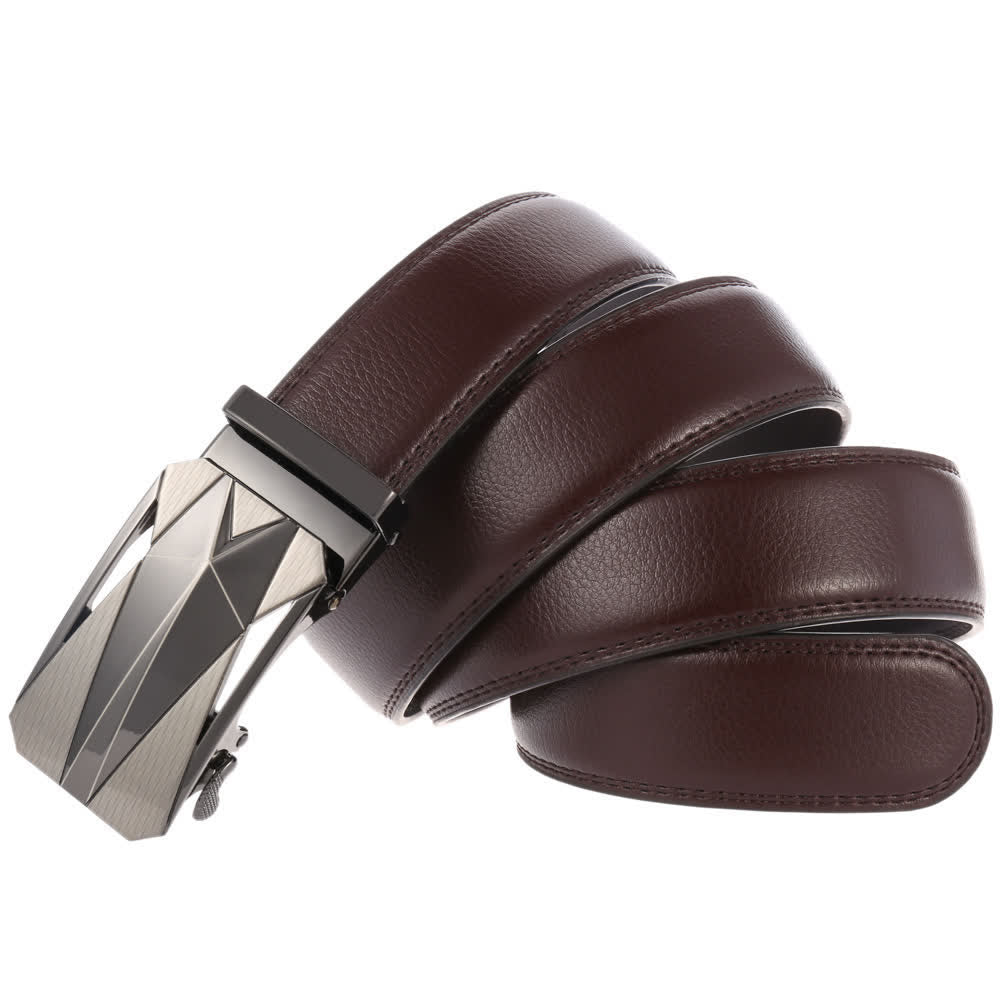 Men's Formal Daily Outdoor Automatic Buckle Leather Belt - image 16