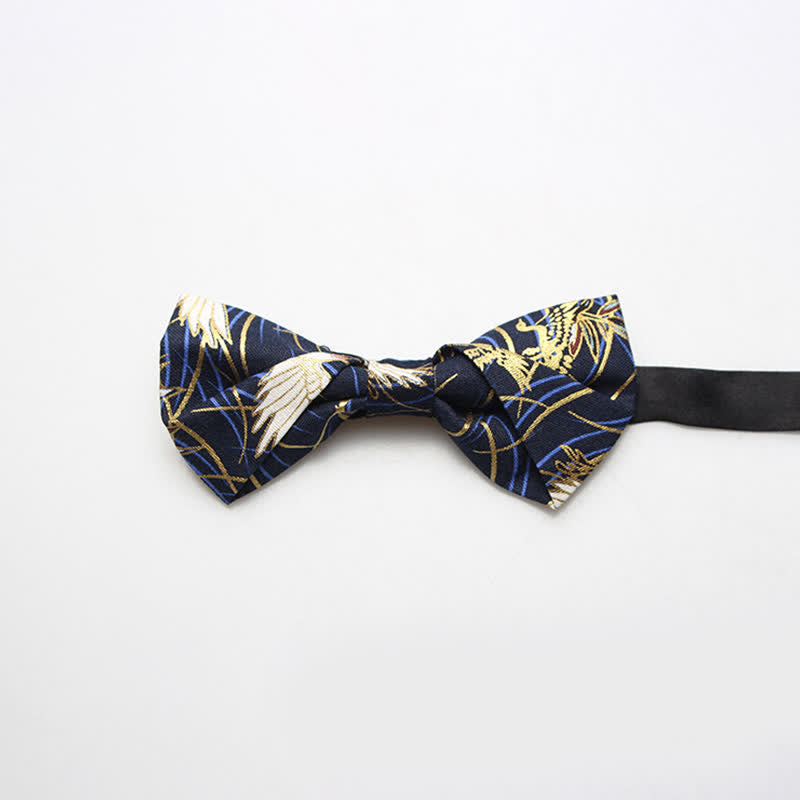 Men's Royal Pattern Wedding Cotton Bow Tie - Style #4 - image 7