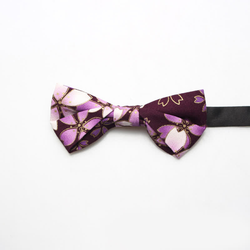 Men's Royal Pattern Wedding Cotton Bow Tie - Style #10 - image 13