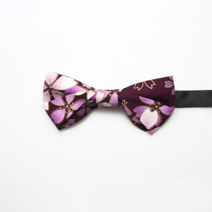 Men's Royal Pattern Wedding Cotton Bow Tie - Style #10 - image 13