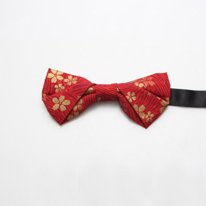 Men's Royal Pattern Wedding Cotton Bow Tie - Style #9 - image 12