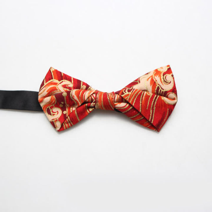 Men's Royal Pattern Wedding Cotton Bow Tie - Style #1 - image 1