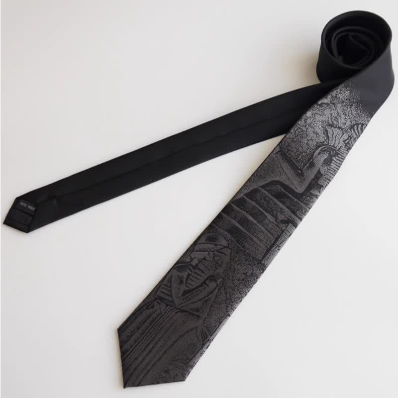 Men's Black Hammurabi's Code Necktie - image 11