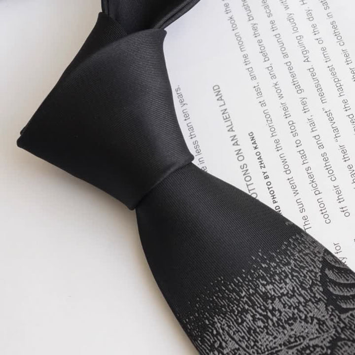 Men's Black Hammurabi's Code Necktie - image 7