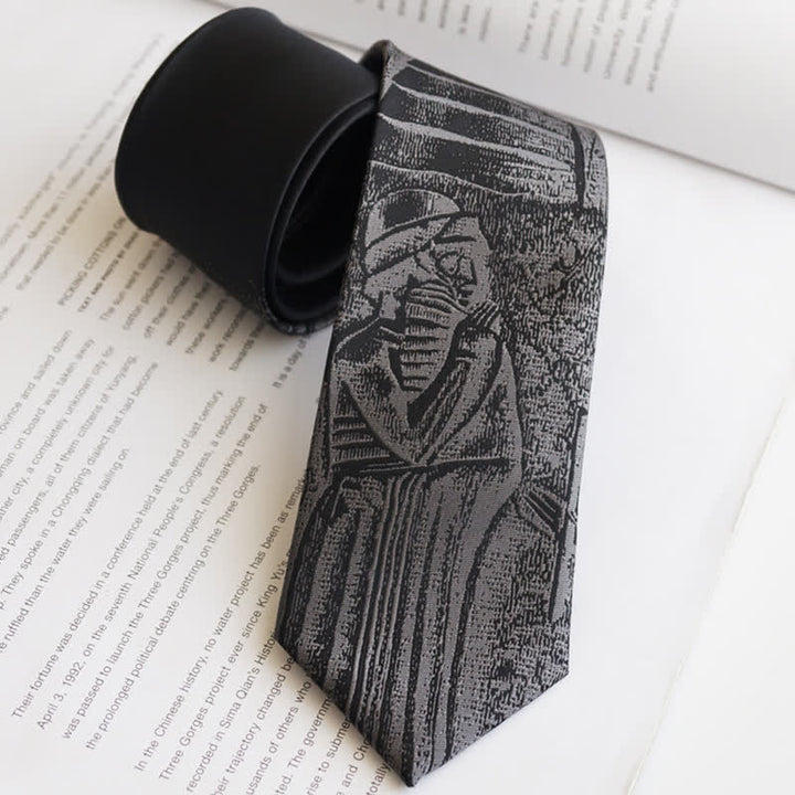 Men's Black Hammurabi's Code Necktie - image 6