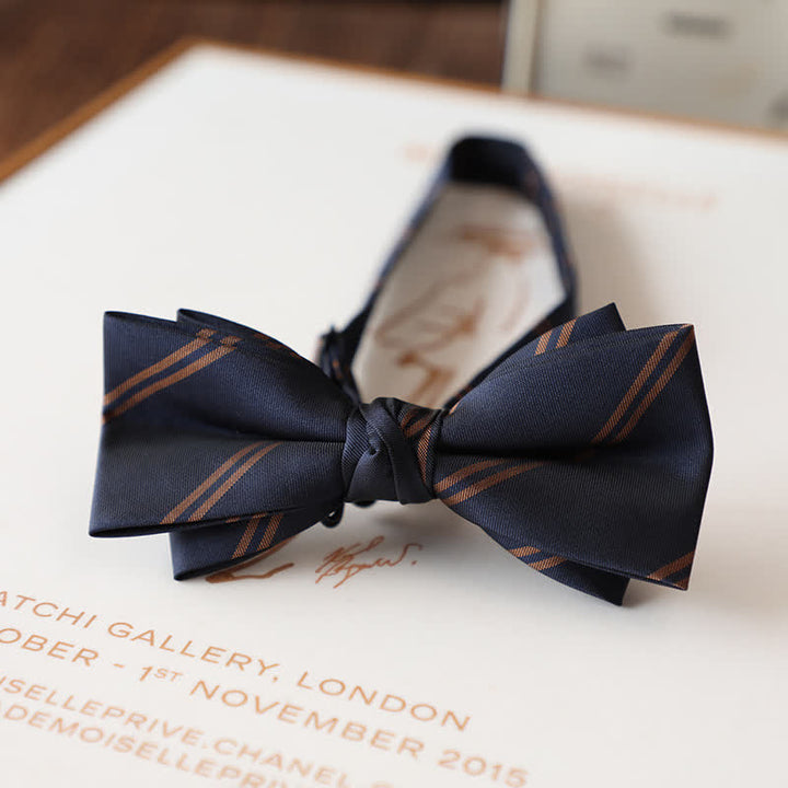 Men's Vintage Floral Pattern Wedding Suit Bow Tie - Style #4 - image 6