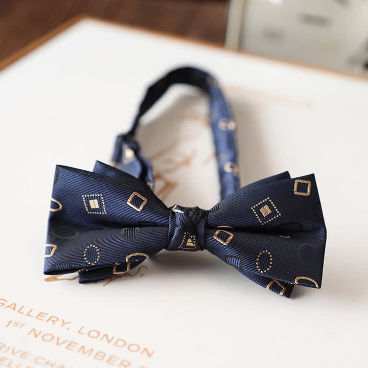 Men's Vintage Floral Pattern Wedding Suit Bow Tie - Style #11 - image 13