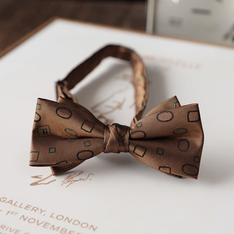 Men's Vintage Floral Pattern Wedding Suit Bow Tie - Style #13 - image 15
