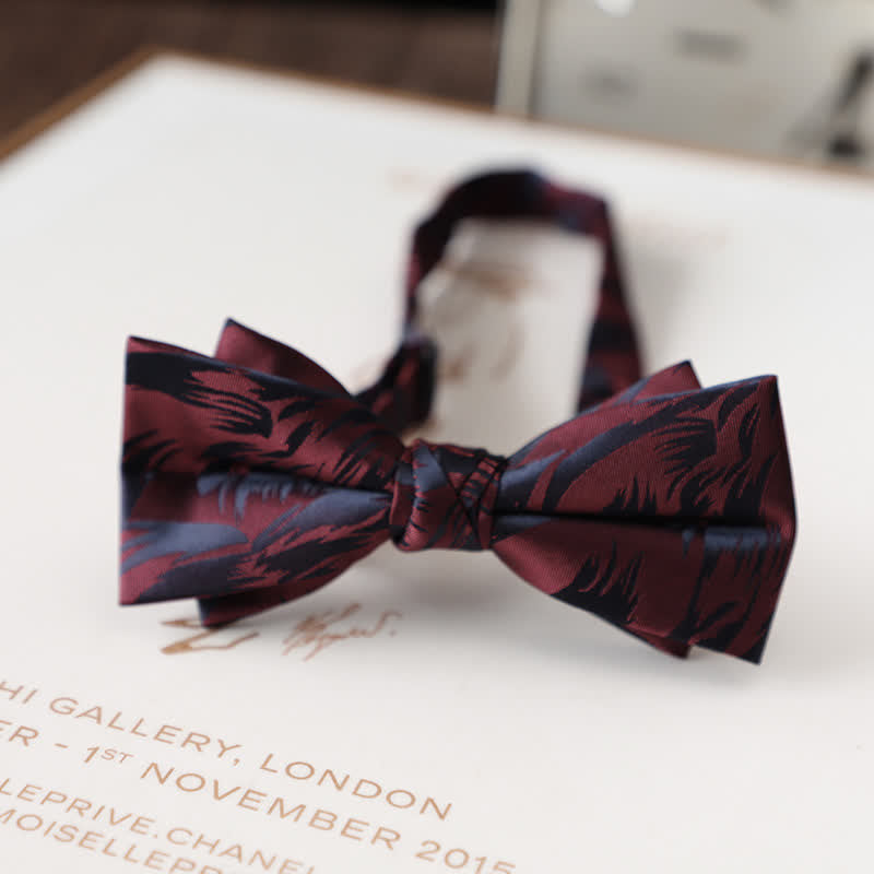 Men's Vintage Floral Pattern Wedding Suit Bow Tie - Style #18 - image 20