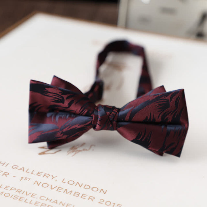 Men's Vintage Floral Pattern Wedding Suit Bow Tie - Style #18 - image 20