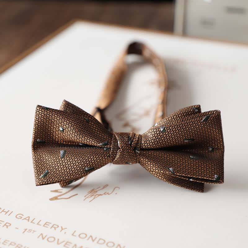 Men's Vintage Floral Pattern Wedding Suit Bow Tie - Style #19 - image 21
