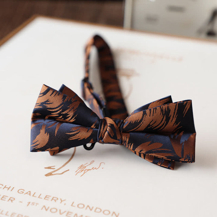 Men's Vintage Floral Pattern Wedding Suit Bow Tie - Style #17 - image 19