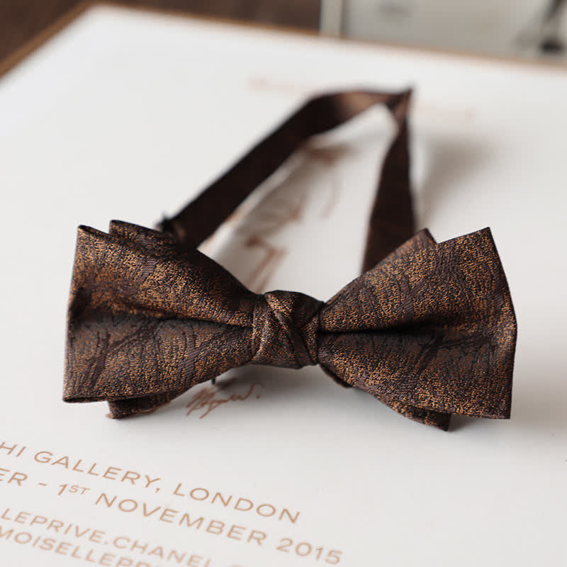 Men's Vintage Floral Pattern Wedding Suit Bow Tie - Style #22 - image 24