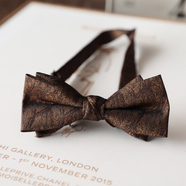 Men's Vintage Floral Pattern Wedding Suit Bow Tie - Style #22 - image 24