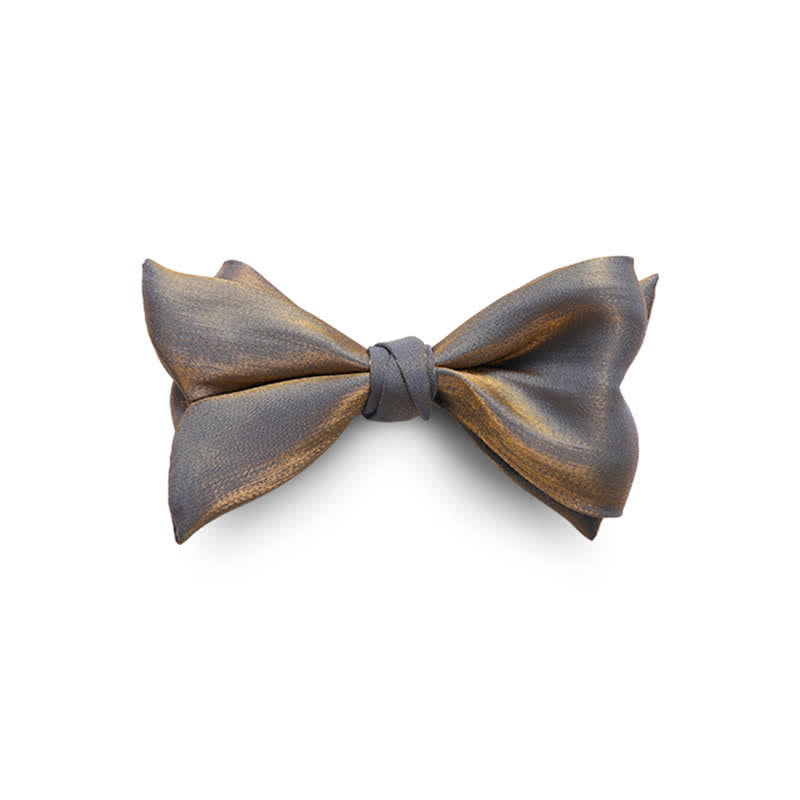 Men's Shining Fish Tail Shape Wedding Suit Bow Tie - Gray - image 0