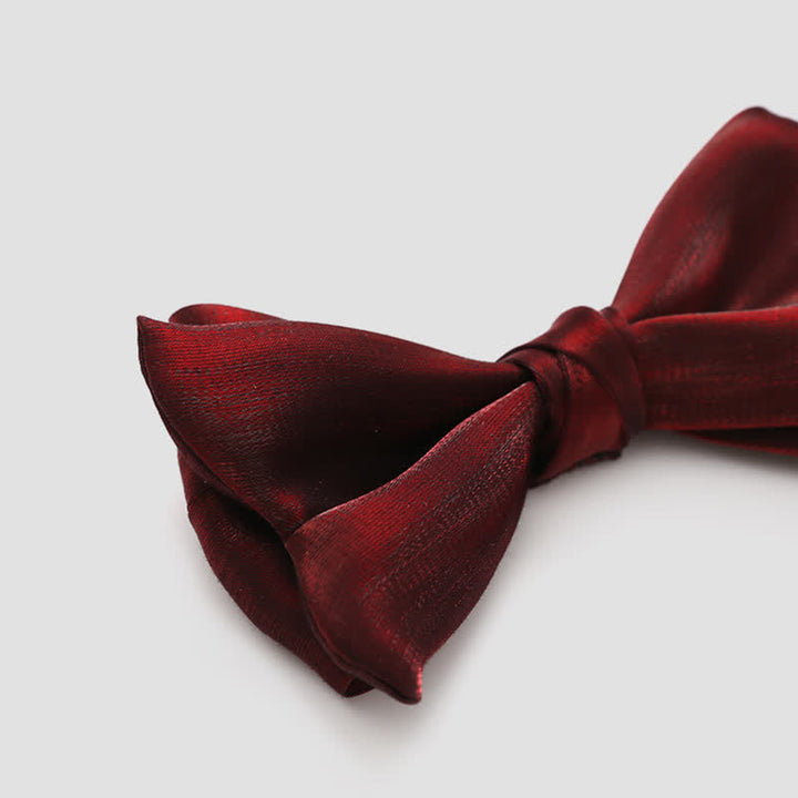 Men's Shining Fish Tail Shape Wedding Suit Bow Tie - image 9