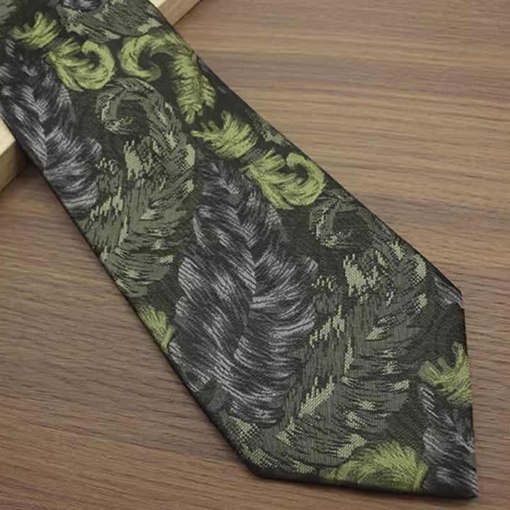 Men's Vintage Floral Printed Casual Wide Necktie - image 2