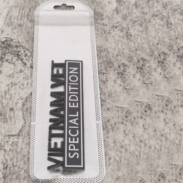 VIETNAM VET EDITION Metal Sticker Car Badge - image 6
