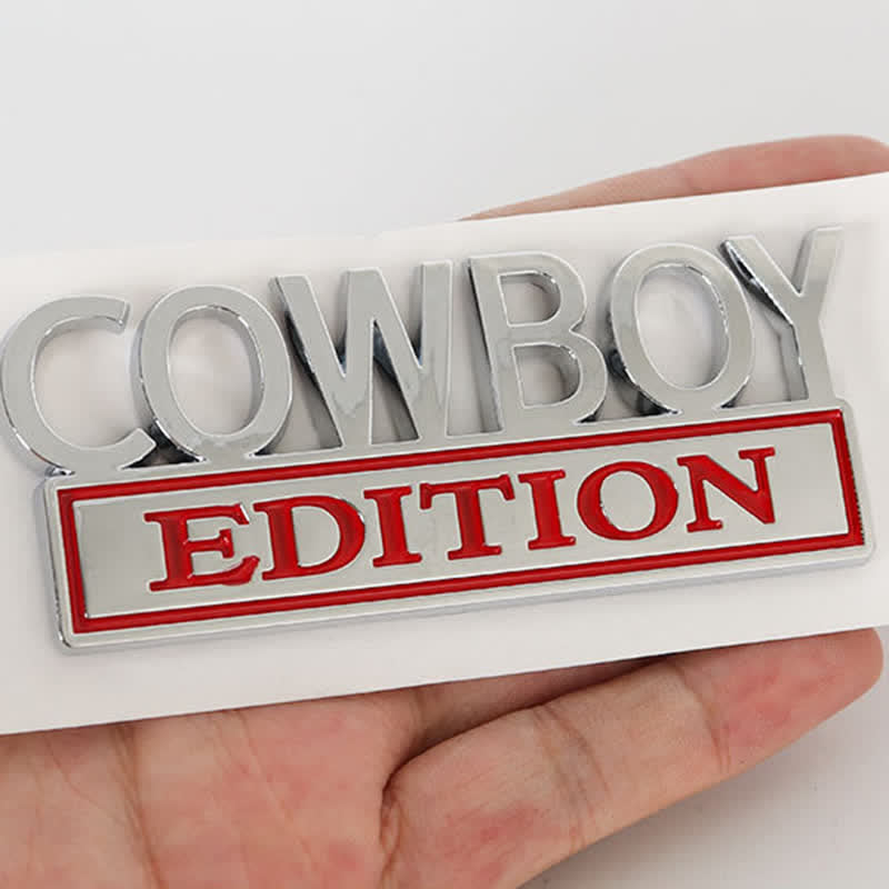 COWBOY EDITION ABS Sticker Emblem Car Badge - image 4