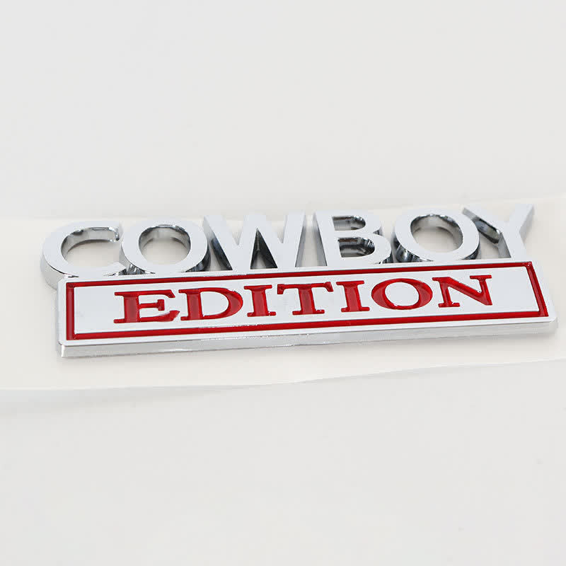 COWBOY EDITION ABS Sticker Emblem Car Badge - image 3