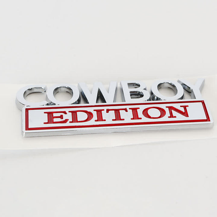 COWBOY EDITION ABS Sticker Emblem Car Badge - image 3