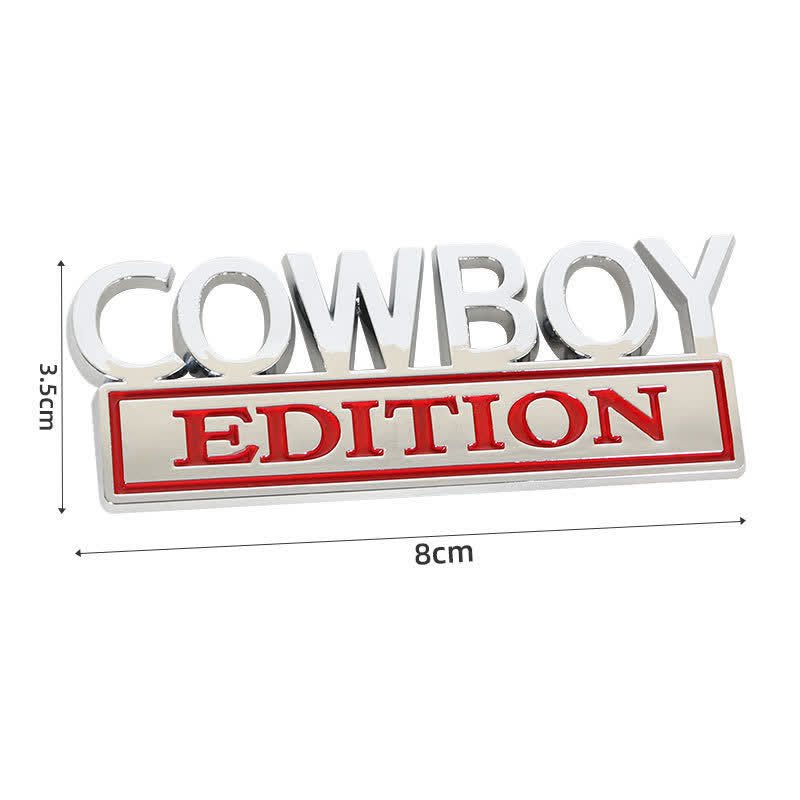 COWBOY EDITION ABS Sticker Emblem Car Badge - image 6