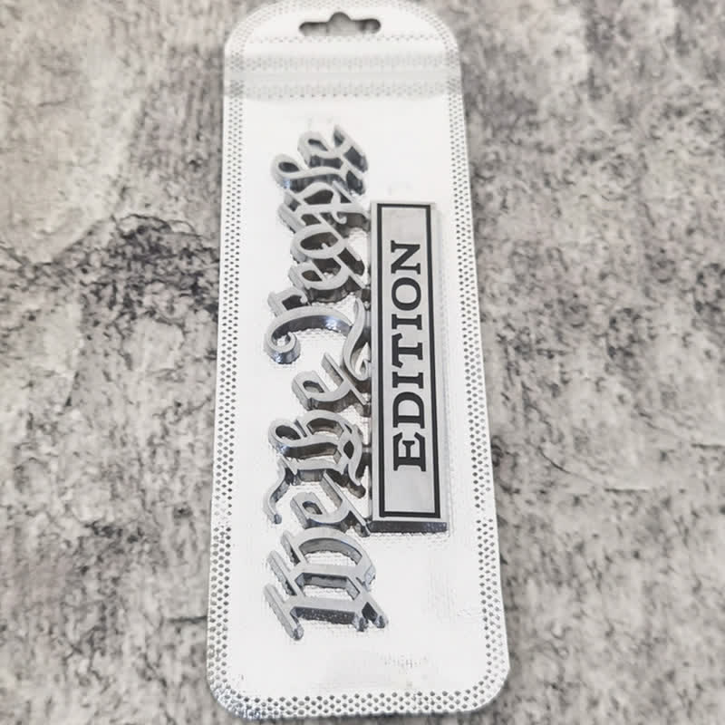 We The People EDITION Metal Sticker Car Badge - image 2
