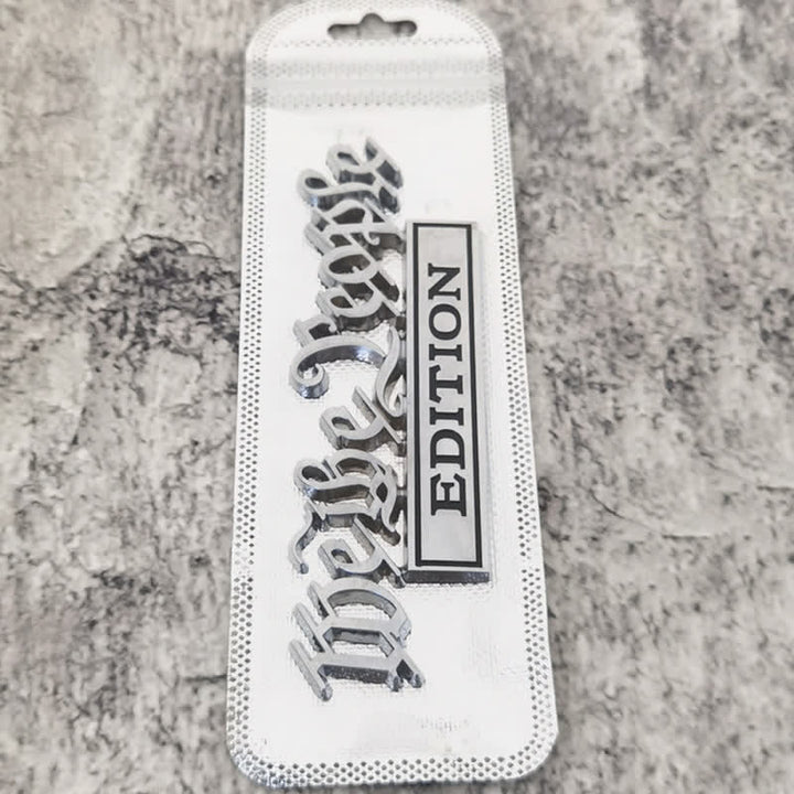 We The People EDITION Metal Sticker Car Badge - image 2