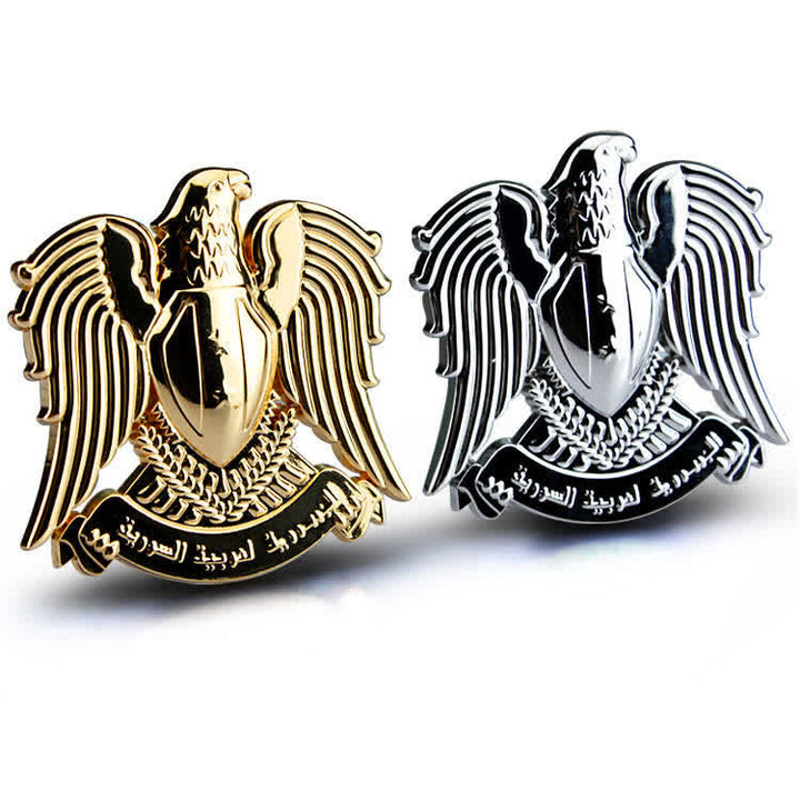 Eagle Totem Falcon Metal Sticker Car Badge - image 4