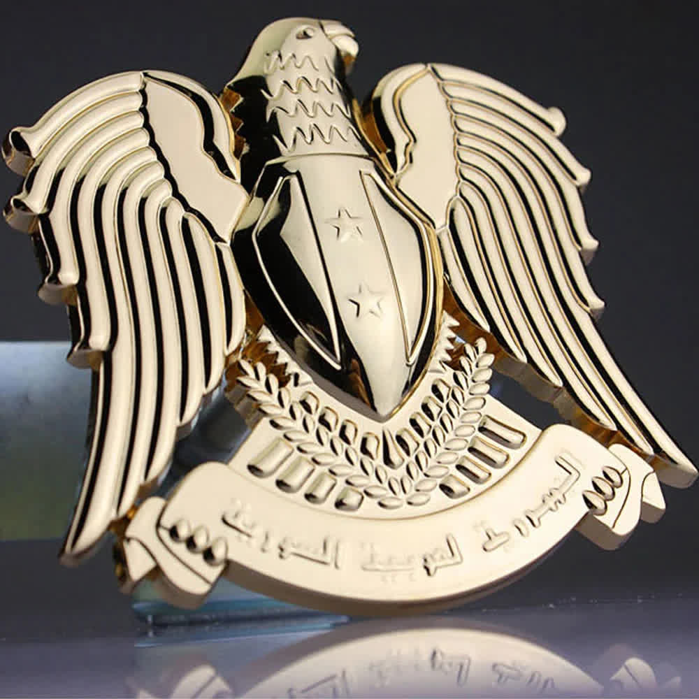 Eagle Totem Falcon Metal Sticker Car Badge - image 3
