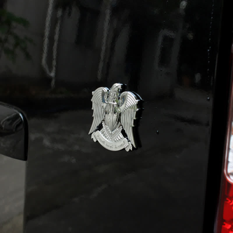 Eagle Totem Falcon Metal Sticker Car Badge - image 10