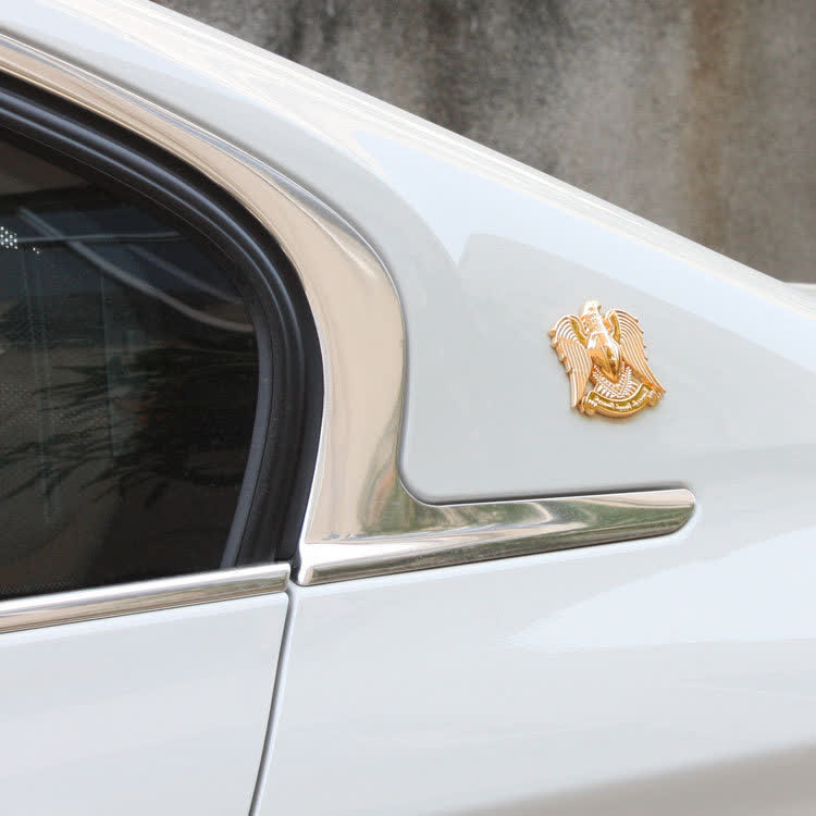 Eagle Totem Falcon Metal Sticker Car Badge - image 1