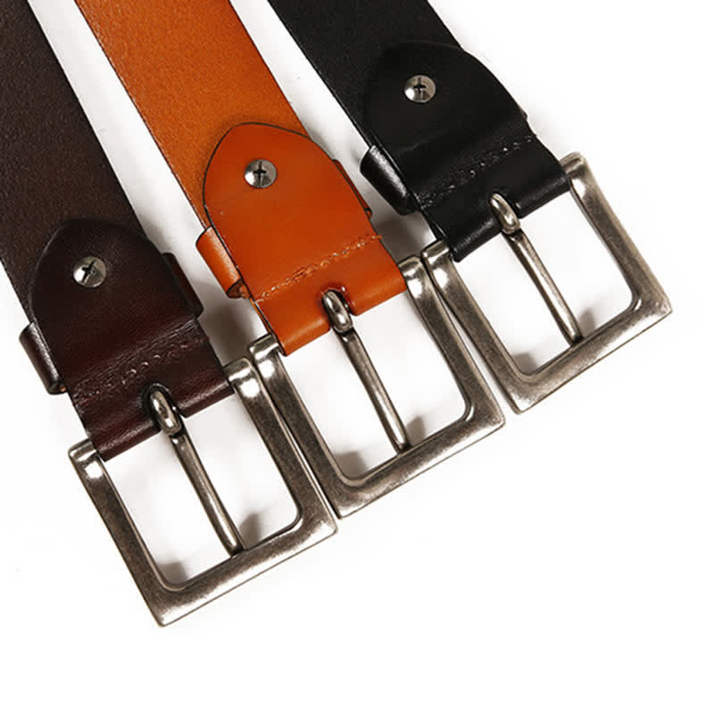 Unisex Punk Style Skull Star Rivets Leather Belt - image 7