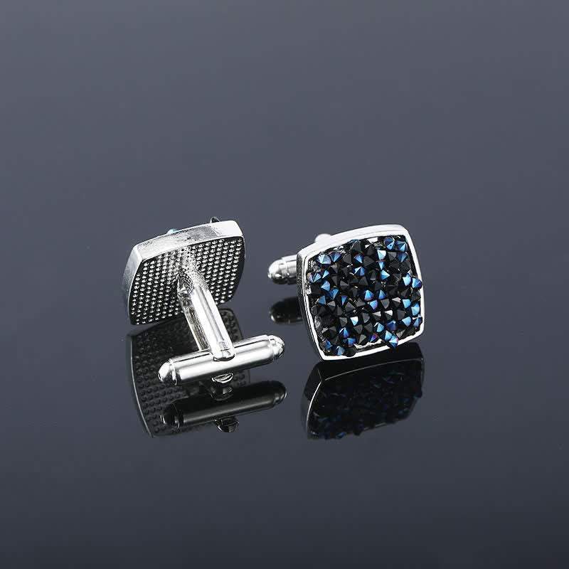 Men's Colorful Abalone Shell Stone Shirt Cufflinks - image 11