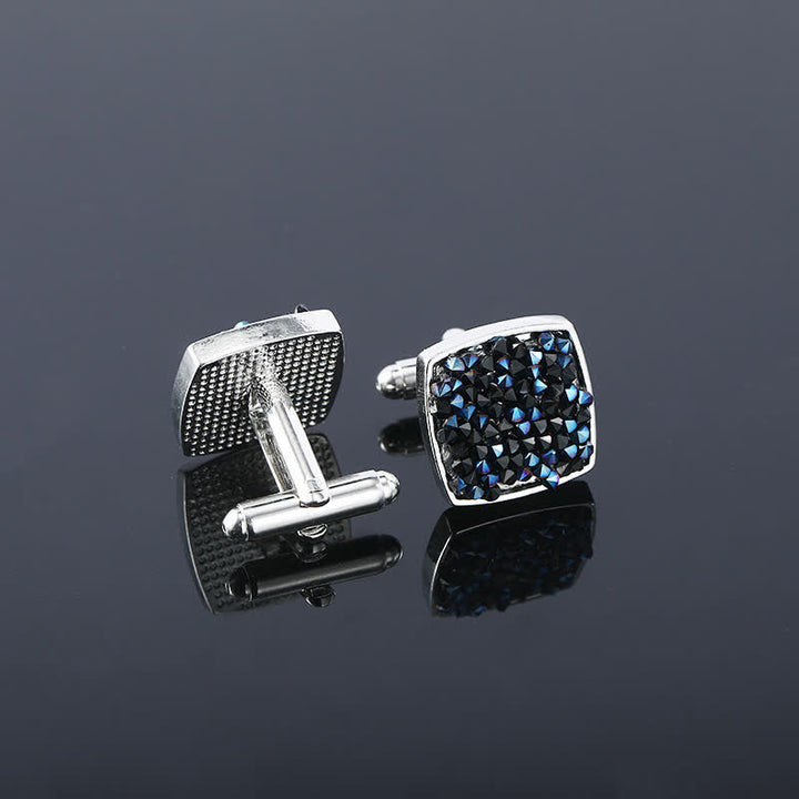 Men's Colorful Abalone Shell Stone Shirt Cufflinks - image 11