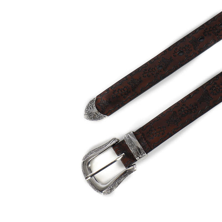 Women's Fairycore Printed Butterfly Thin Leather Belt - image 7