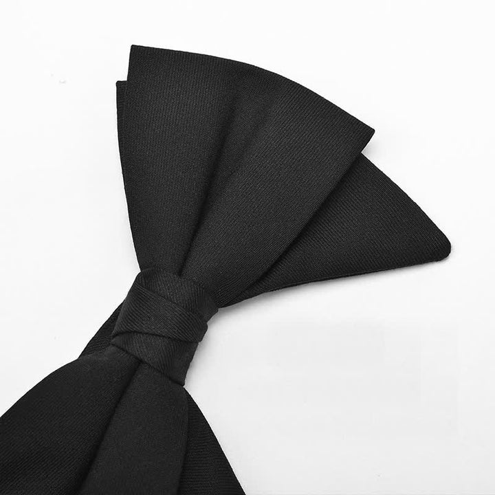 Men's Elegant Large Classic Oversized Pointed Bow Tie - image 2