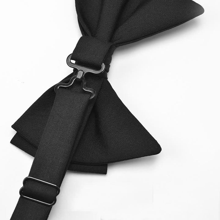 Men's Elegant Large Classic Oversized Pointed Bow Tie - image 3