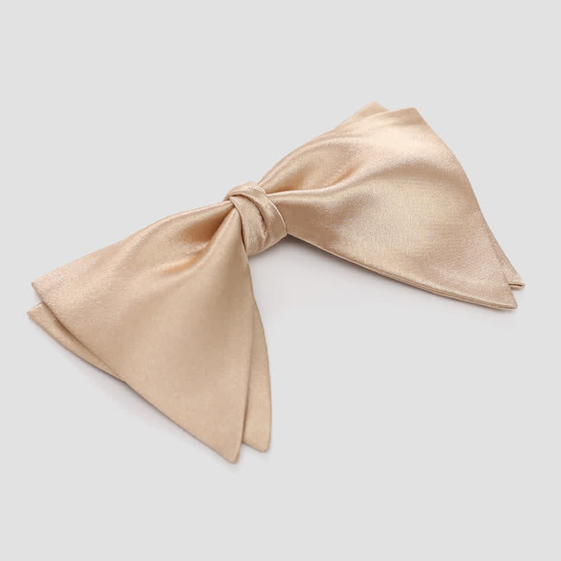 Men's Graceful Wedding Groom Oversized Pointed Bow Tie - image 15