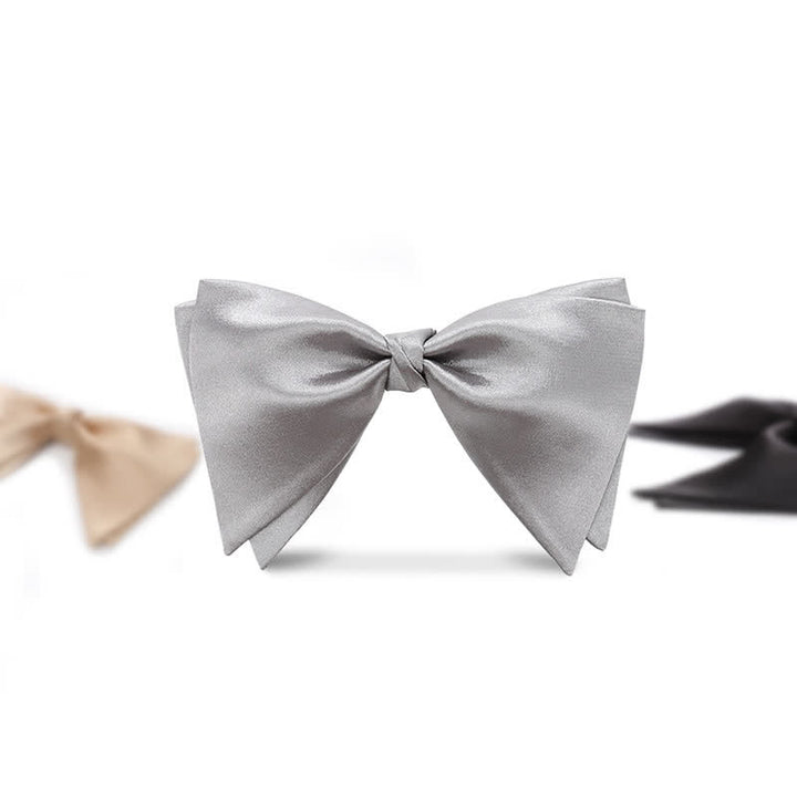 Men's Graceful Wedding Groom Oversized Pointed Bow Tie - image 2