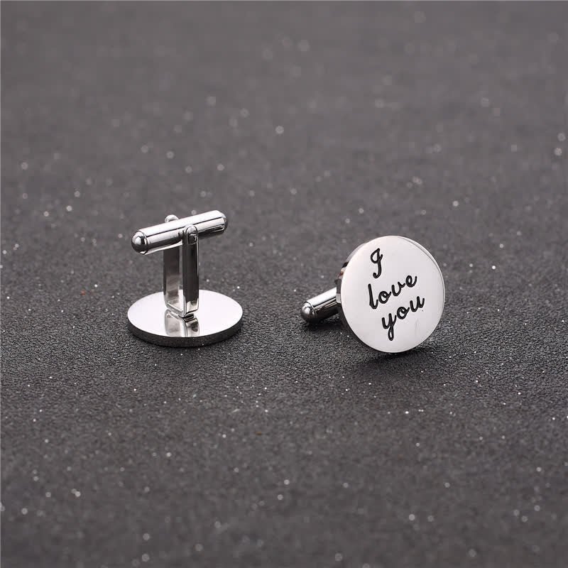 Men's I Love You To Infinity And Beyond Cufflinks - image 4